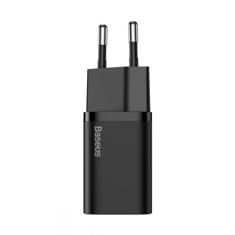 Мережевий зарядний пристрій Baseus Super Silicone Quick Charger 25W (Type-C) з кабелем Type-C to Type-C 3A (1m)