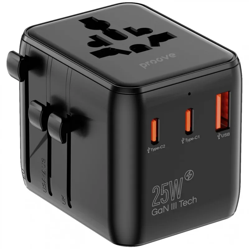 Універсальний адаптер Proove Trip 25W