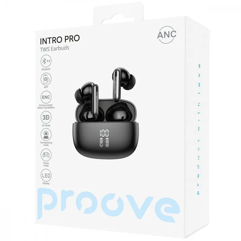 Бездротові навушники Proove Intro Pro TWS with ANC (APP)