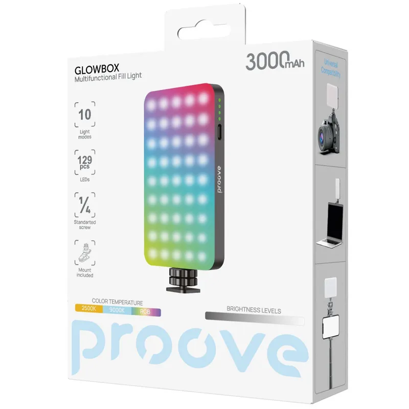 Портативне LED-відеосвітло Proove GlowBox