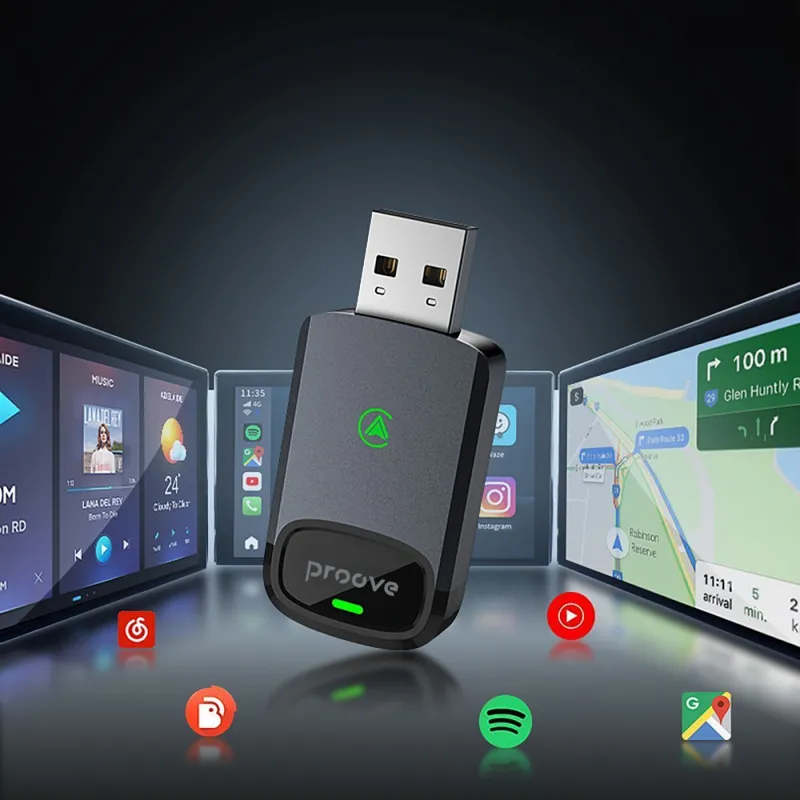 Бездротовий адаптер Proove Unity 2in1 (CarPlay / Android Auto)