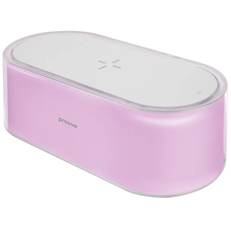 Нічник з бездротовою зарядкою Proove Multicolor Glow 1200mAh