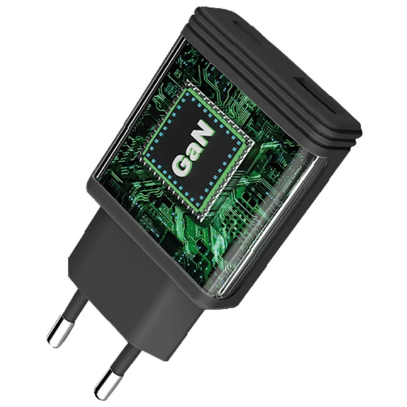 Мережевий зарядний пристрій Proove Slender 65W (Type-C + USB)