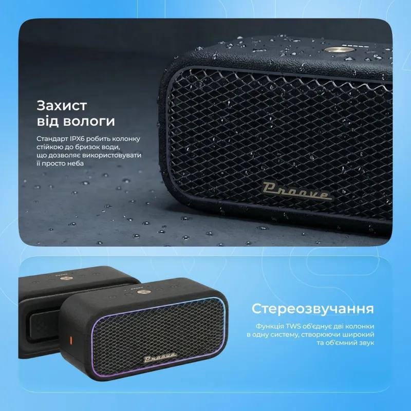 Портативна акустика Proove Funk 40W (APP)