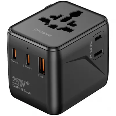 Універсальний адаптер Proove Trip 25W