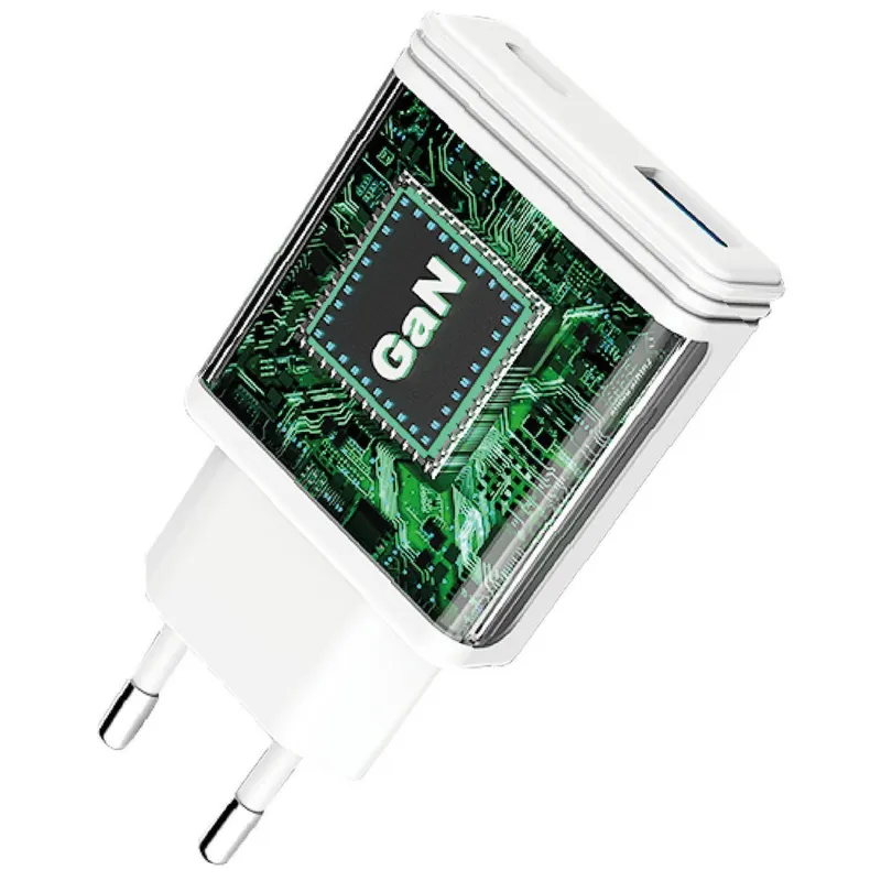 Мережевий зарядний пристрій Proove Slender 65W (Type-C + USB)