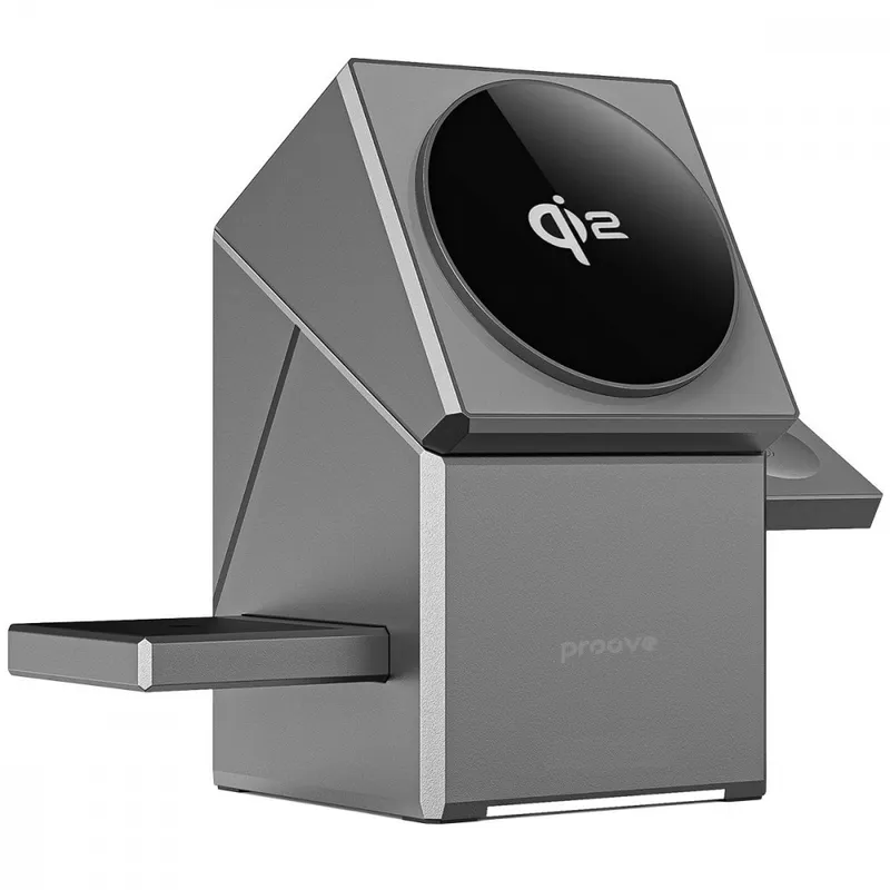 Бездротовий зарядний пристрій Proove Iron Hide 3 in 1 Qi2