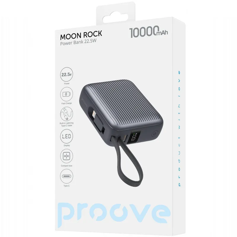 Портативна батарея Proove Moon Rock 22.5W 10000mAh