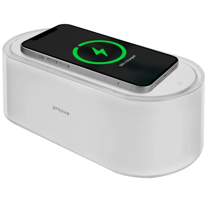 Нічник з бездротовою зарядкою Proove Multicolor Glow 1200mAh