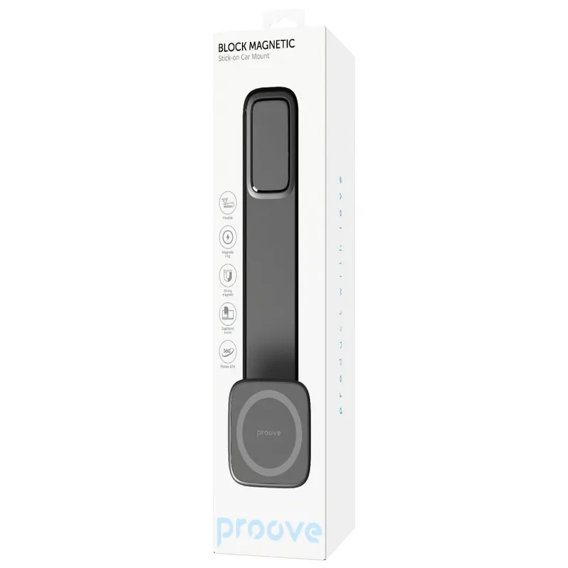 Автомобільний тримач Proove Block Magnetic Stick-on Car Mount