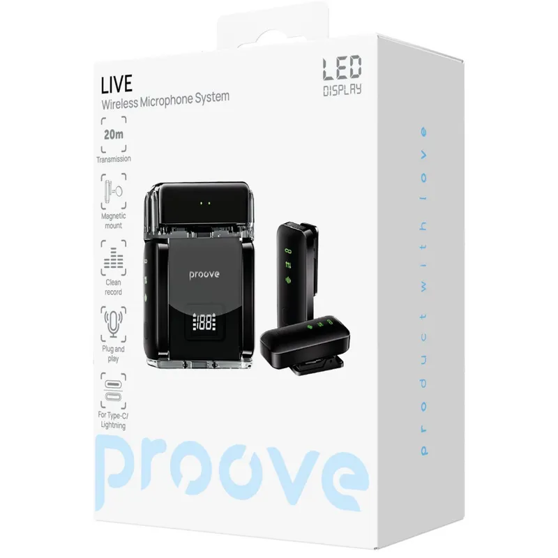 Бездротовий петличний мікрофон Proove Live