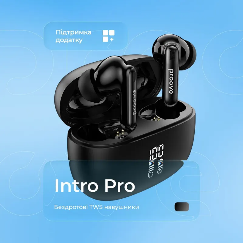 Бездротові навушники Proove Intro Pro TWS with ANC (APP)