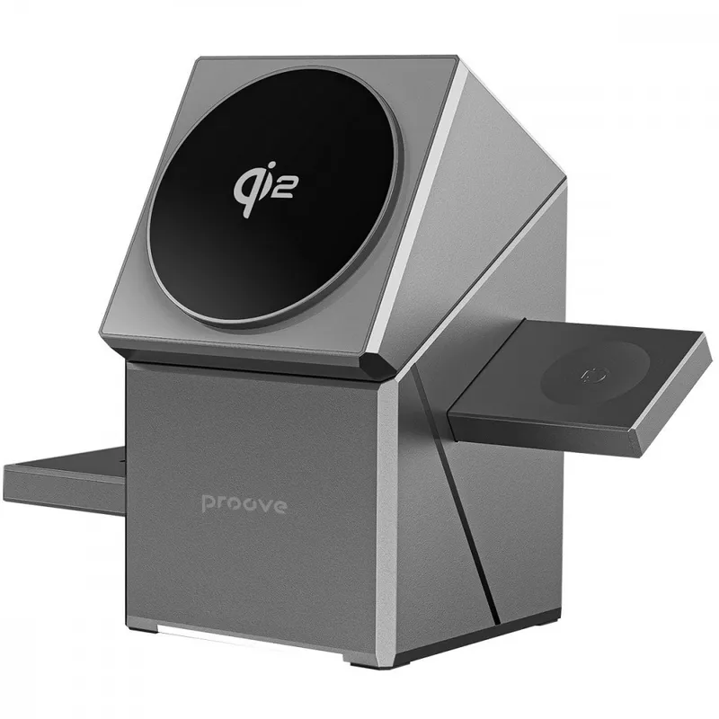 Бездротовий зарядний пристрій Proove Iron Hide 3 in 1 Qi2